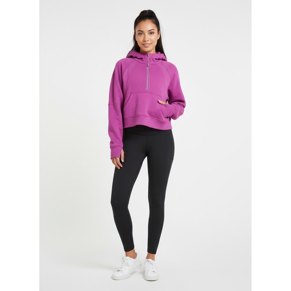 Lululemon Scuba Oversized Half-zip Hoodie Women's Size XS Purple Athletic - Picture 1 of 9